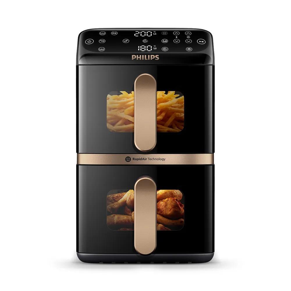 Philips Heißluft Fritteuse 4000 Series / NA462/70 Schwarz