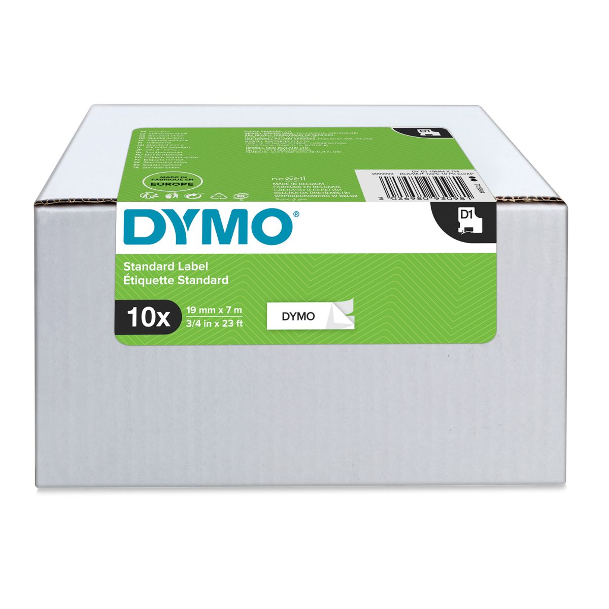 Dymo Label 2093098 Black on White 10-Pack