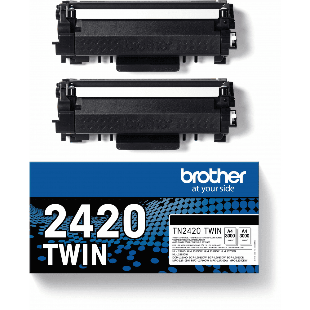 Brother Toner TN-2420TWIN Black