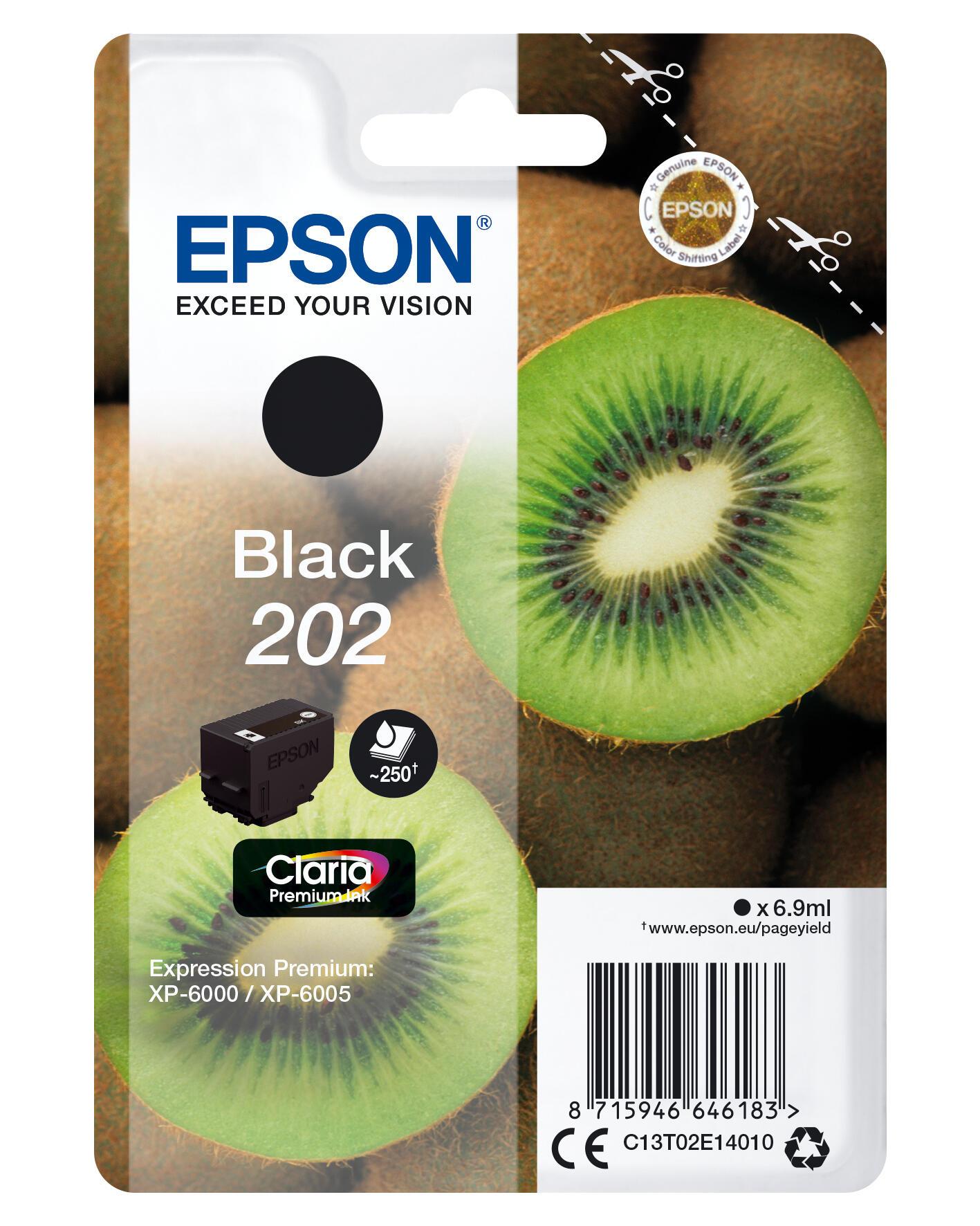 Epson Tinta 202 / C13T02E14010 Negro Standard