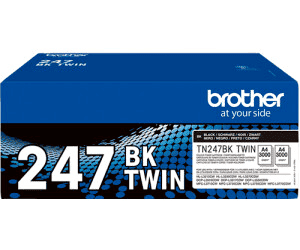 Brother Toner TN-247BKT / TN247BKTWIN Black XL Doppelpack