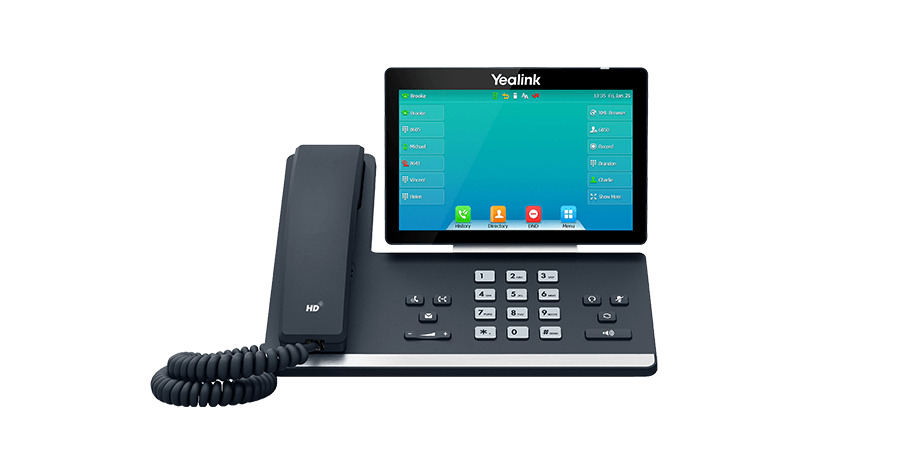 Yealink Teléfono SIP-T57W / 1301089 Negro
