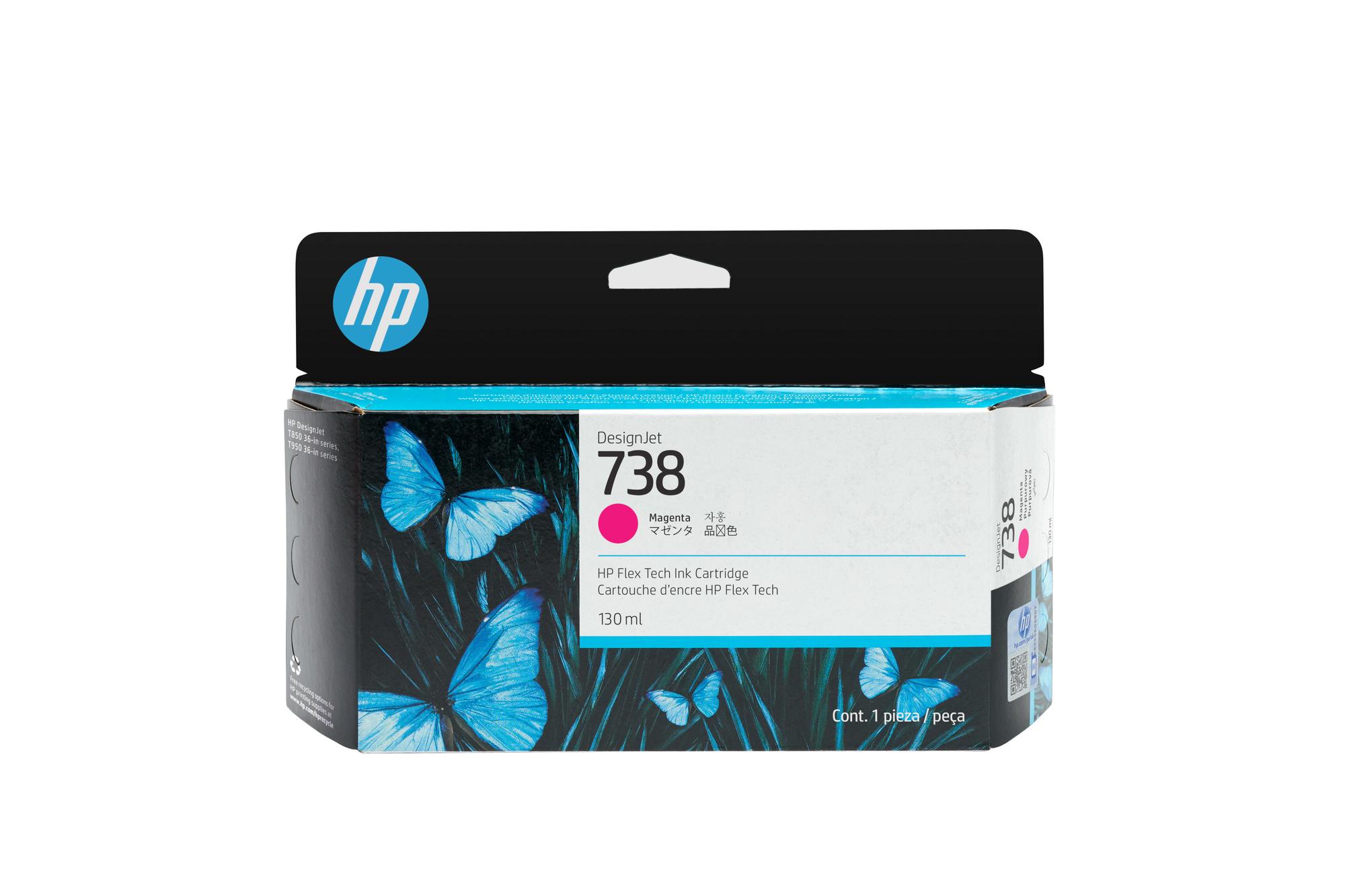 HP Ink 738 / 498N6A Magenta Standard