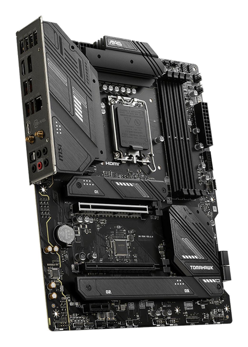 MSI Placa base MAG B760 TOMAHAWK WIFI / 7D96-003R Negro