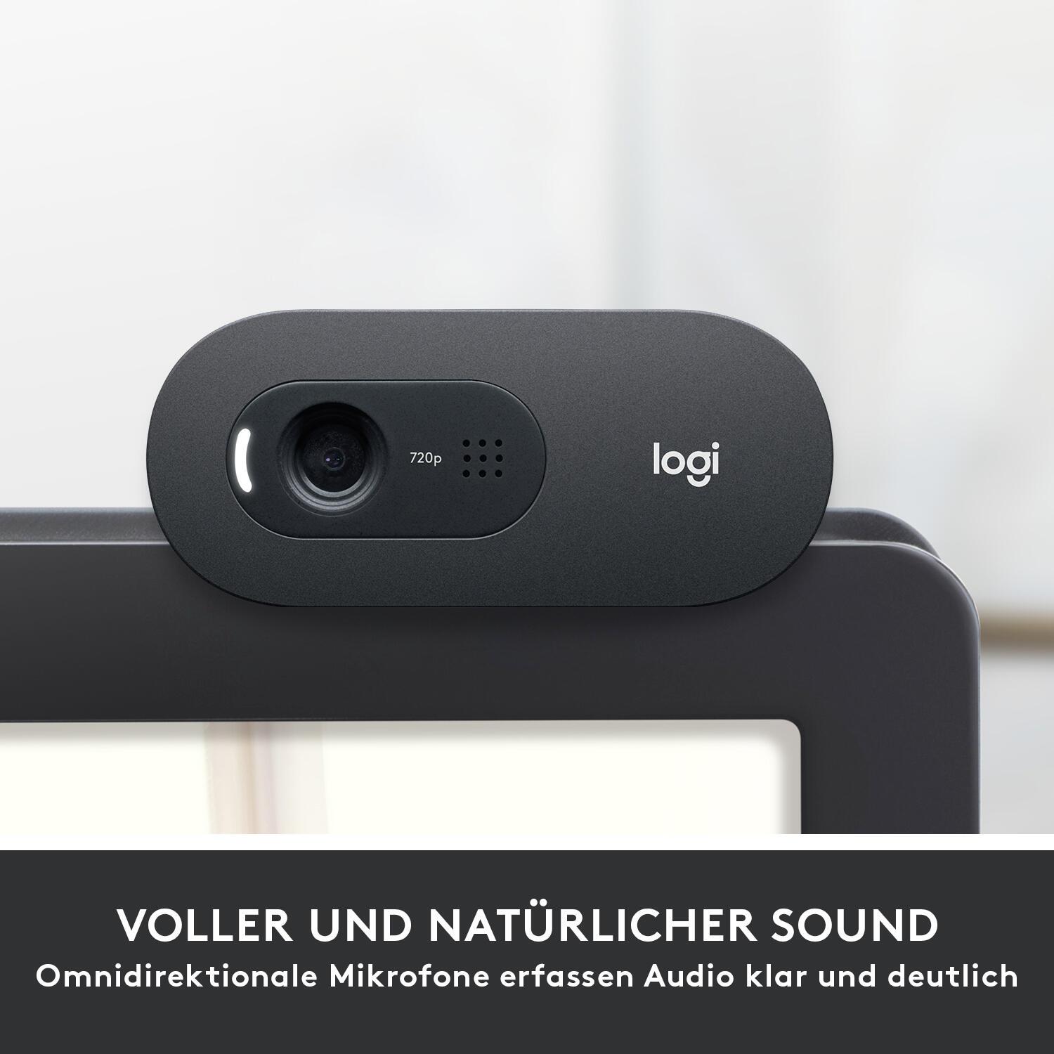 Logitech Cámara web C505 / 960-001364 Grafito