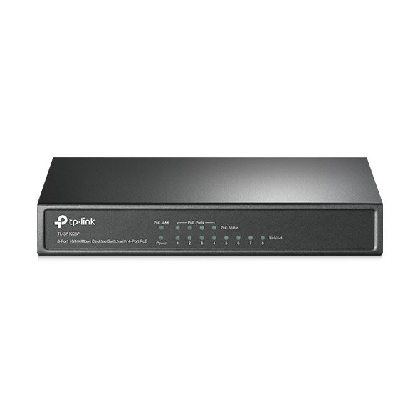 TP-LINK Switch SF1008P / TL-SF1008P Schwarz