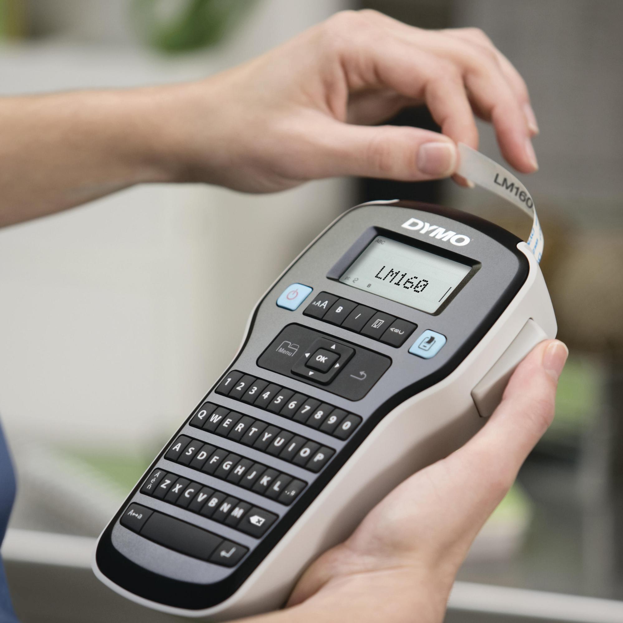 DYMO Dispositivo di etichettatura LM160BK / 2174611 Nero, argento