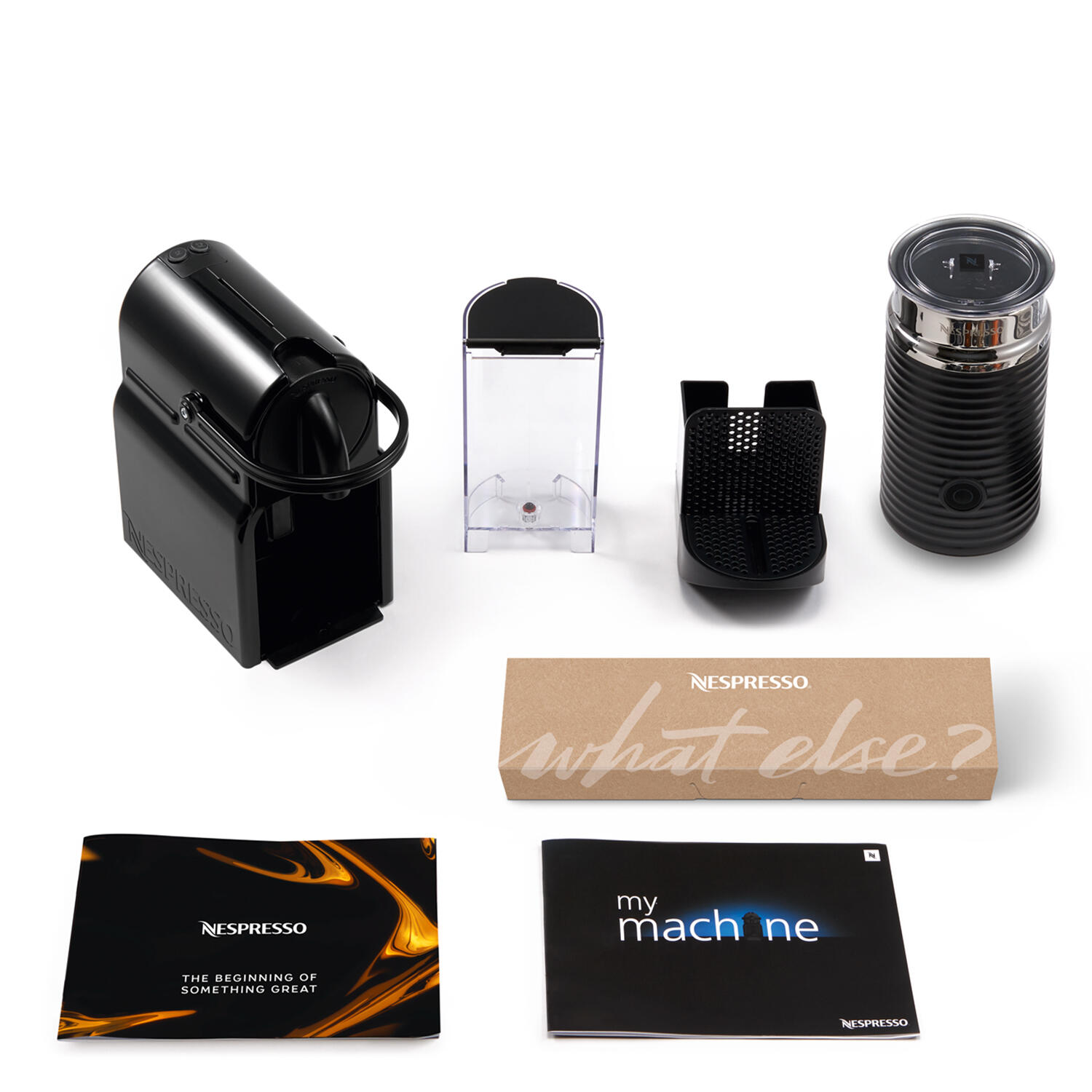 De’Longhi Capsule machine Inissia Aeroccino / EN80.BAE Black