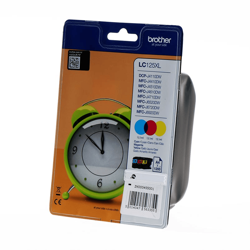Brother Tinta LC-125XLRBWBPDR 