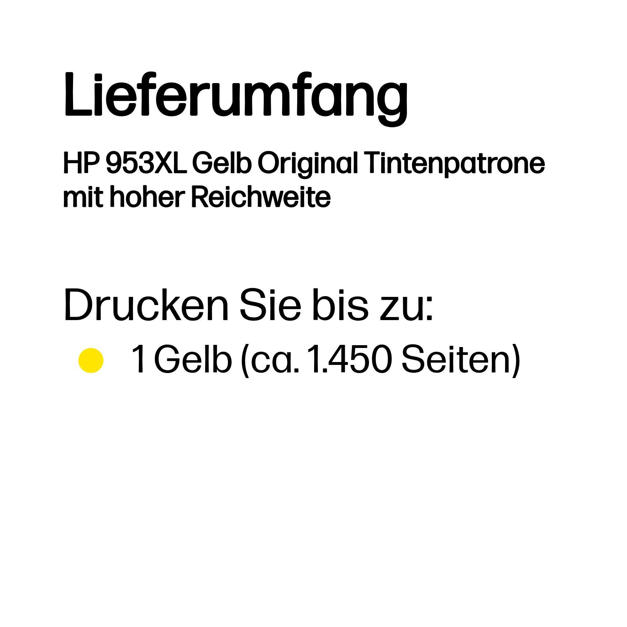 HP Tinta 953XL / F6U18AE Amarillo XL