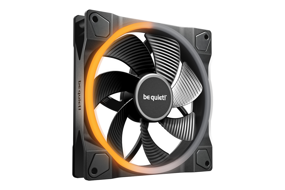 be quiet! Ventilatore Light Wings 140mm PWM Reverse / BL134 Nero