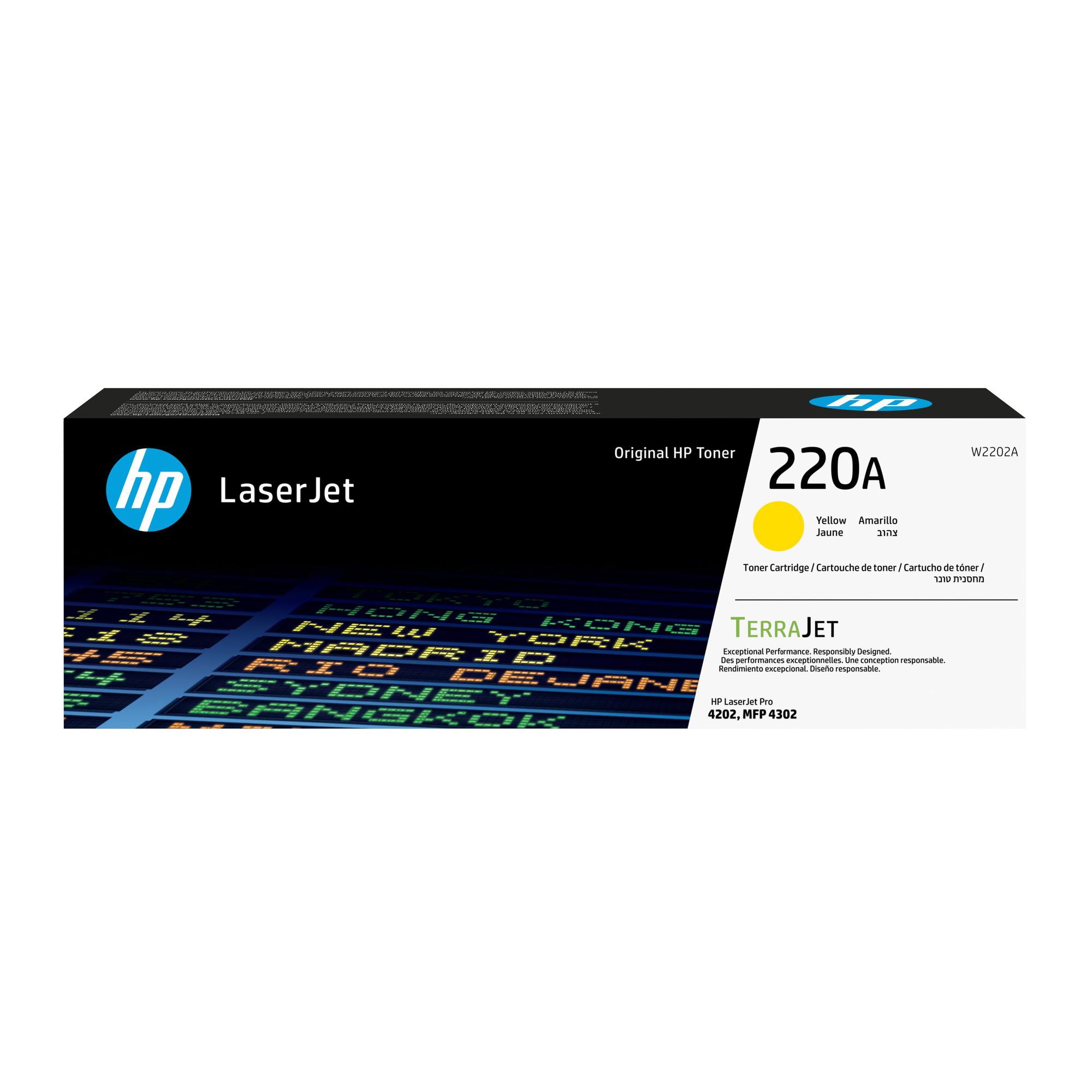 HP Tóner 220A / W2202A Amarillo