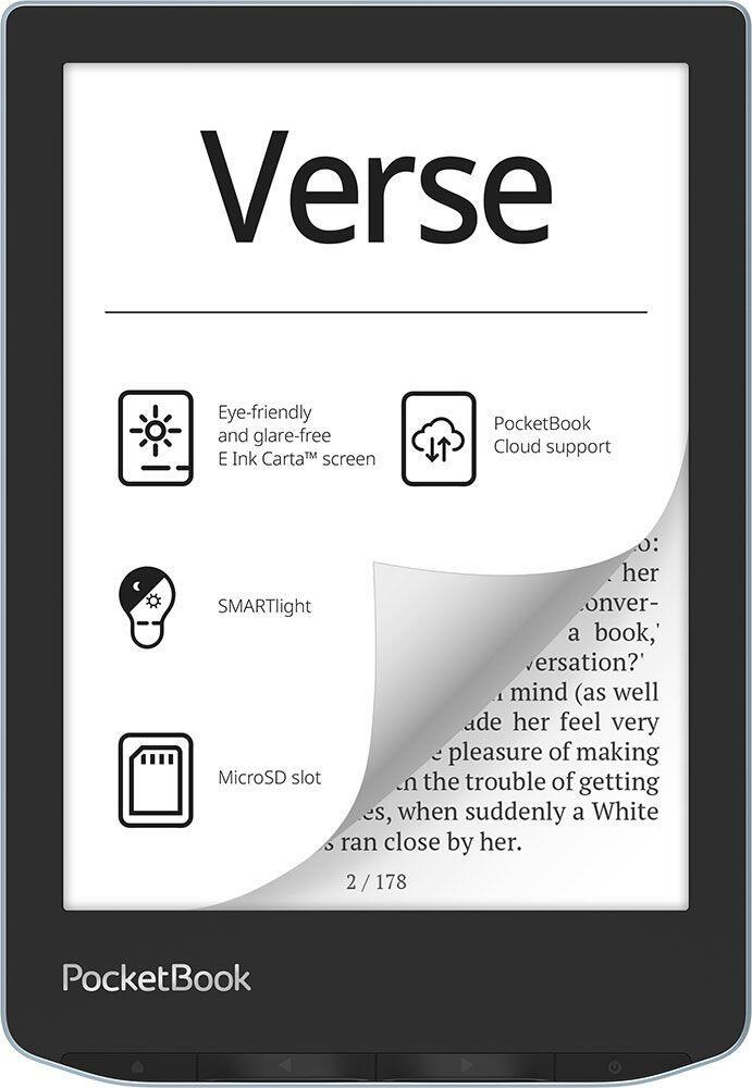 PocketBook lettore di eBook Verse / PB629-2-WW-B Azzurro S 15,2 cm (6")