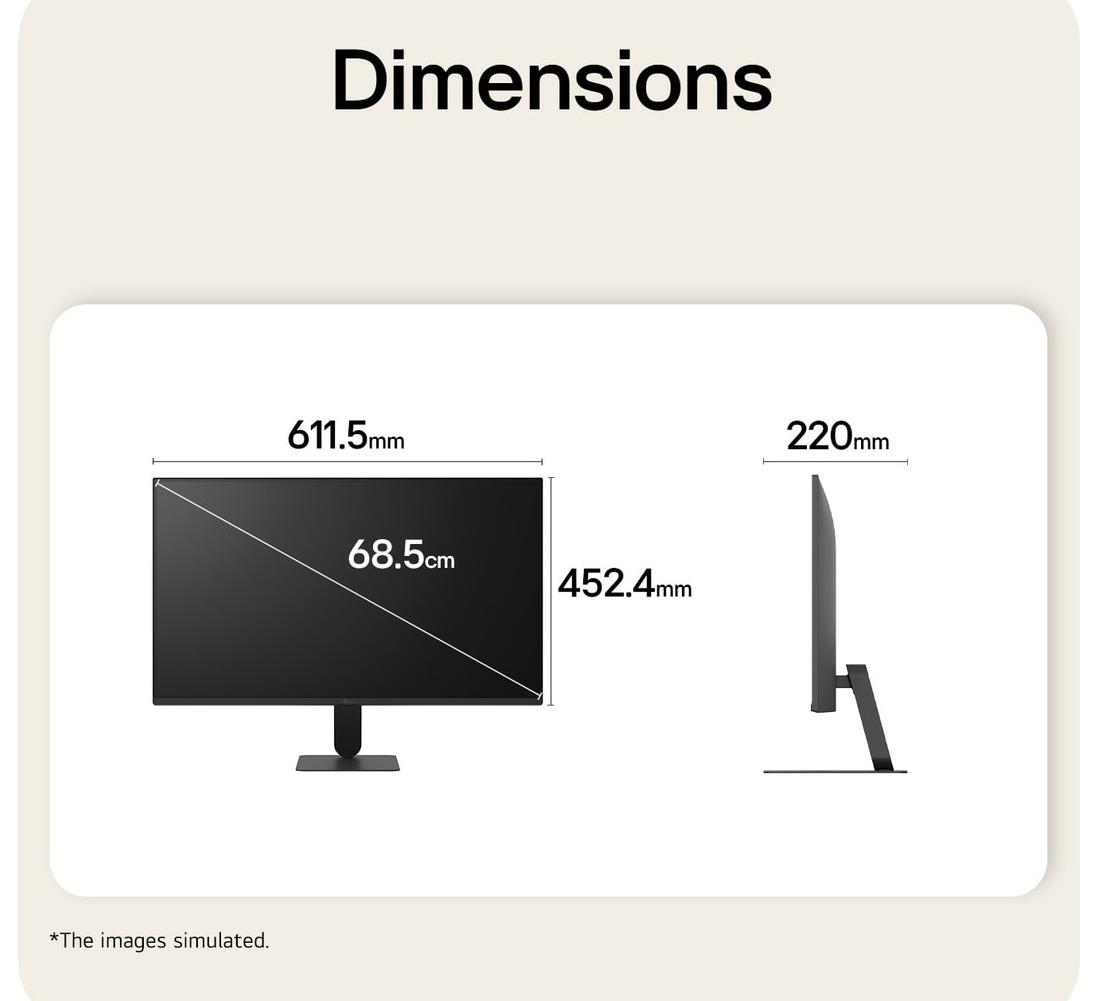 LG Monitor 27U411B-B / 27U411B-B Schwarz