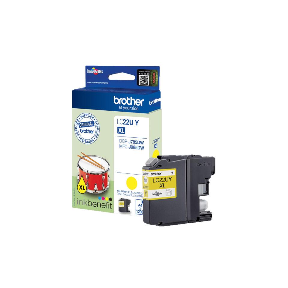 Brother Tinta LC-22UY / LC22UY Amarillo Standard