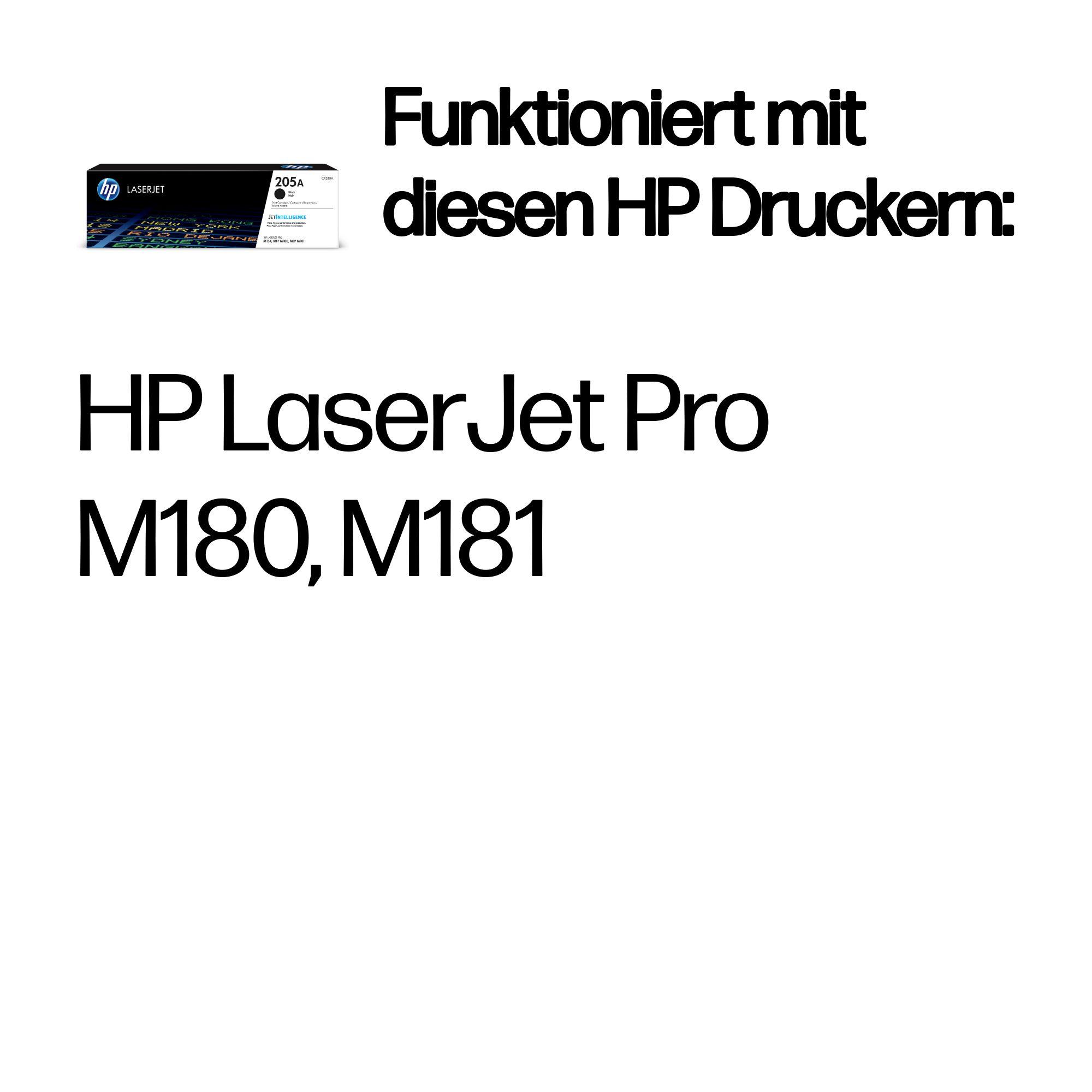 HP Toner 205A / CF530A Schwarz Standard