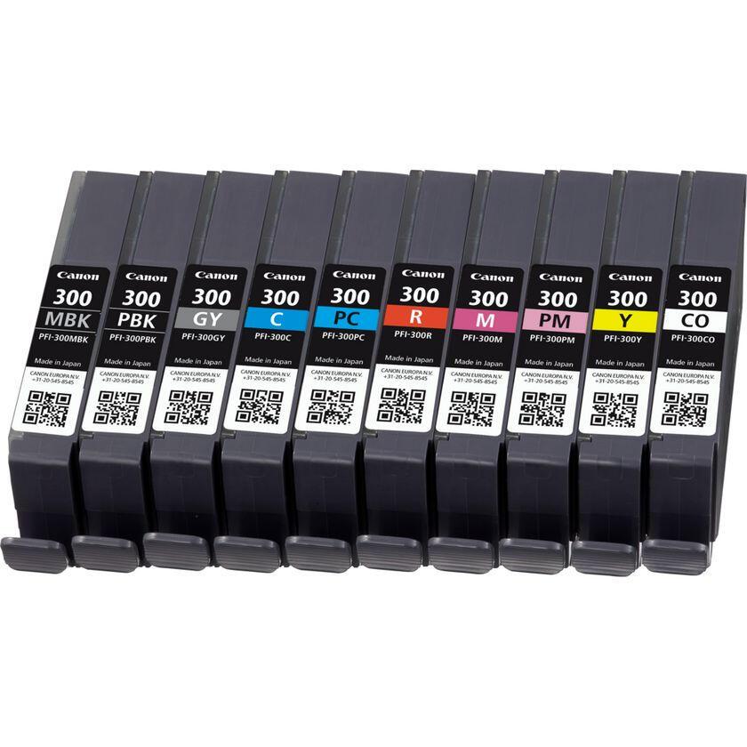 Canon Encre PFI-300 / 4192C008 Multicolore 10-Pack