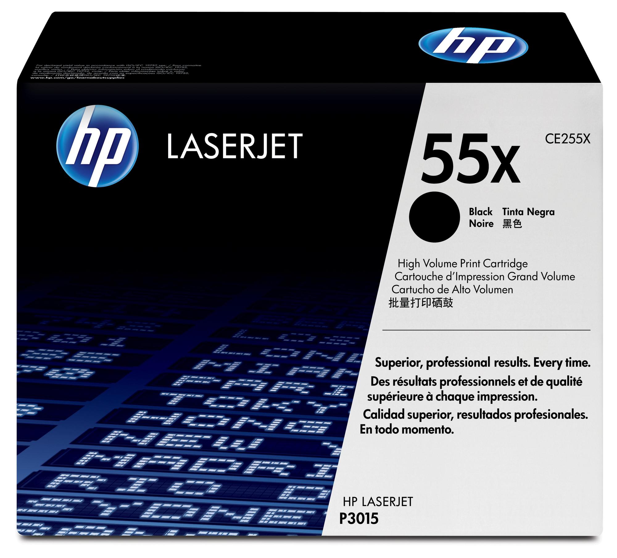 HP Toner 55X / CE255X Black XL