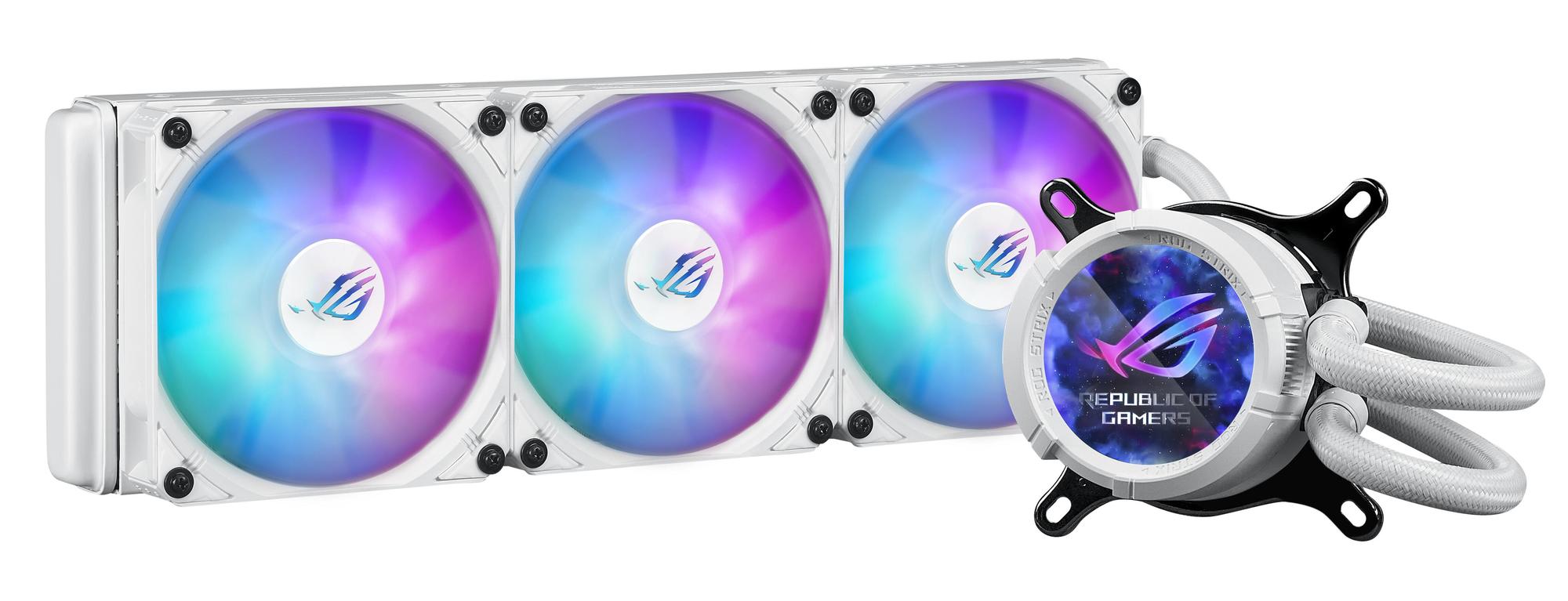 ASUS Water cooling ROG Strix LC III 360 ARGB LCD / 90RC00W2-M0UAY0 White XL
