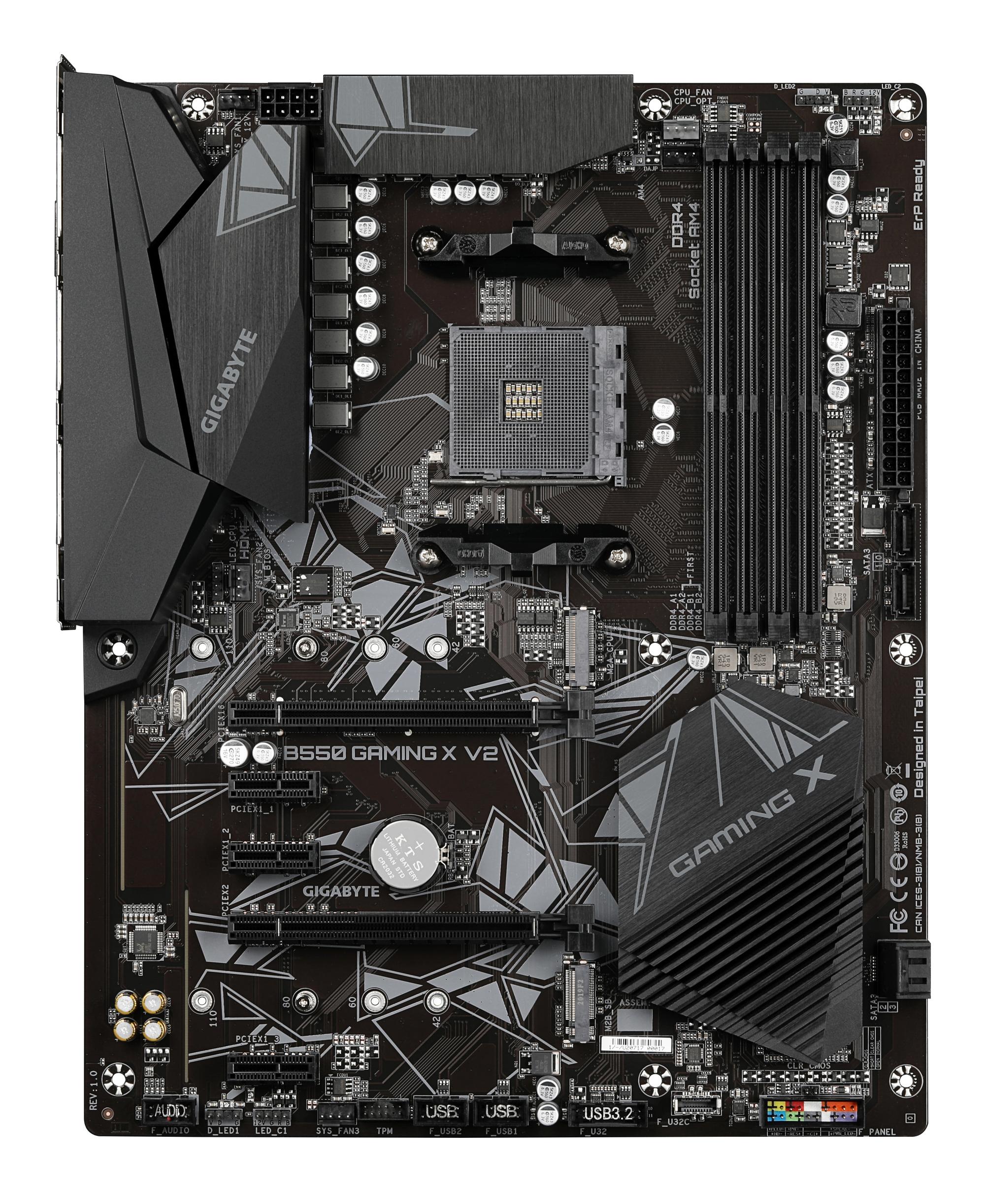 GIGABYTE Carte mère B550 GAMING X V2 Marron