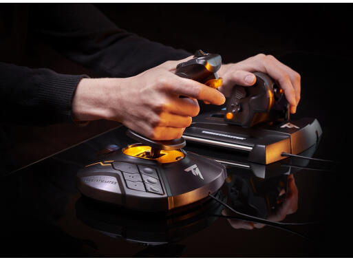 Thrustmaster Controller T.16000M FCS Hotas / 2960778 Schwarz, Orange