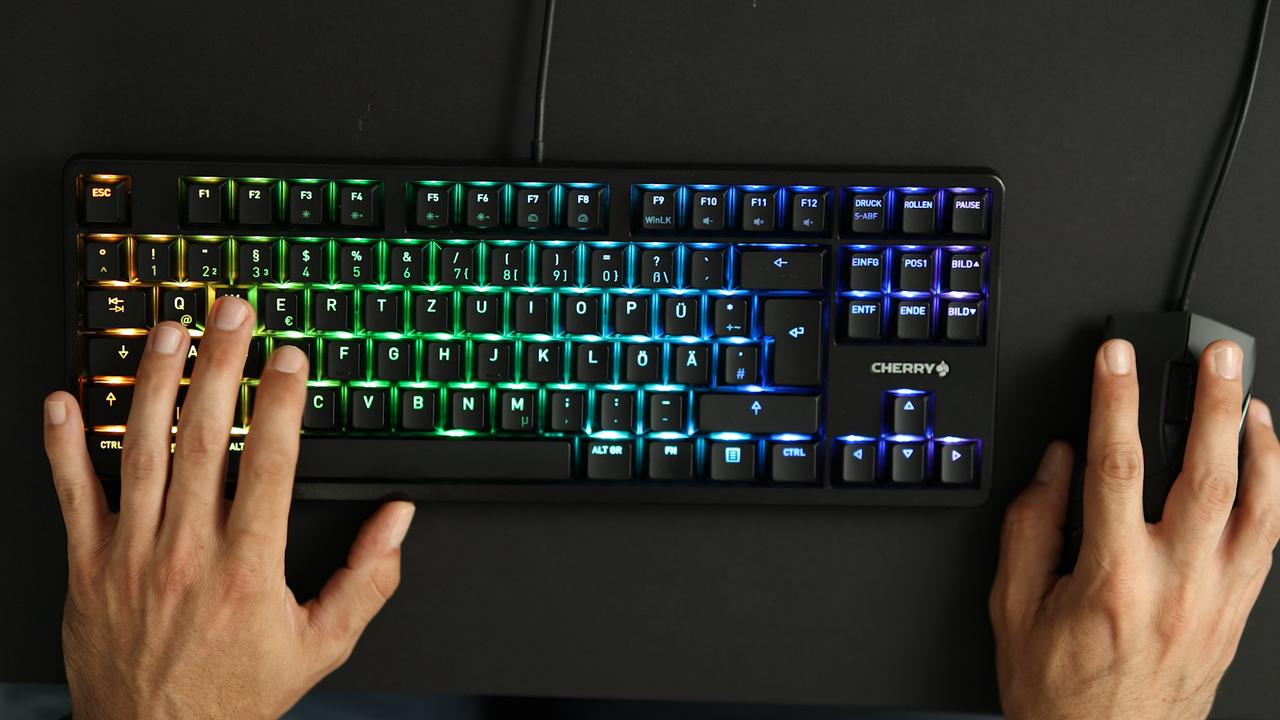 CHERRY Tastatur G3833B / G80-3833LWBDE-2 Schwarz