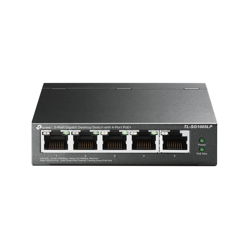 TP-LINK Interruttore SG1005L / TL-SG1005LP Nero