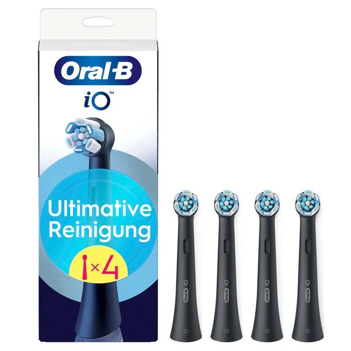 Oral-B Attachable toothbrush iO Ultimative Reinigung / 8700216194969 Black 4-Pack