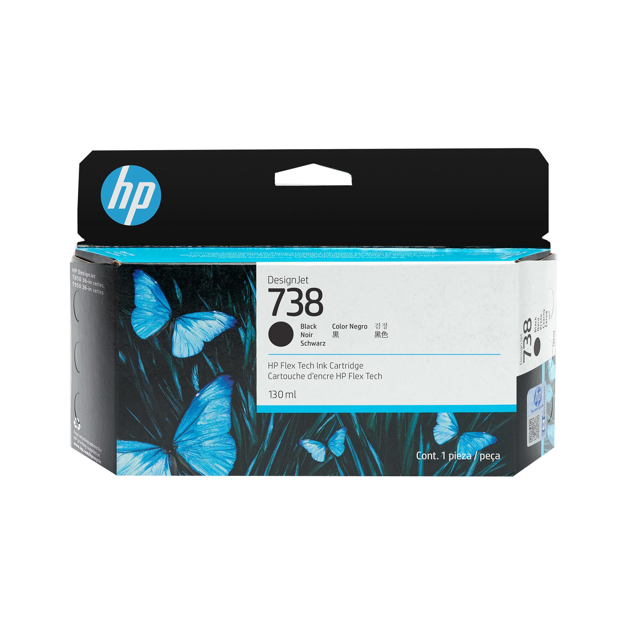 HP Ink 738 / 498N4A Black Standard
