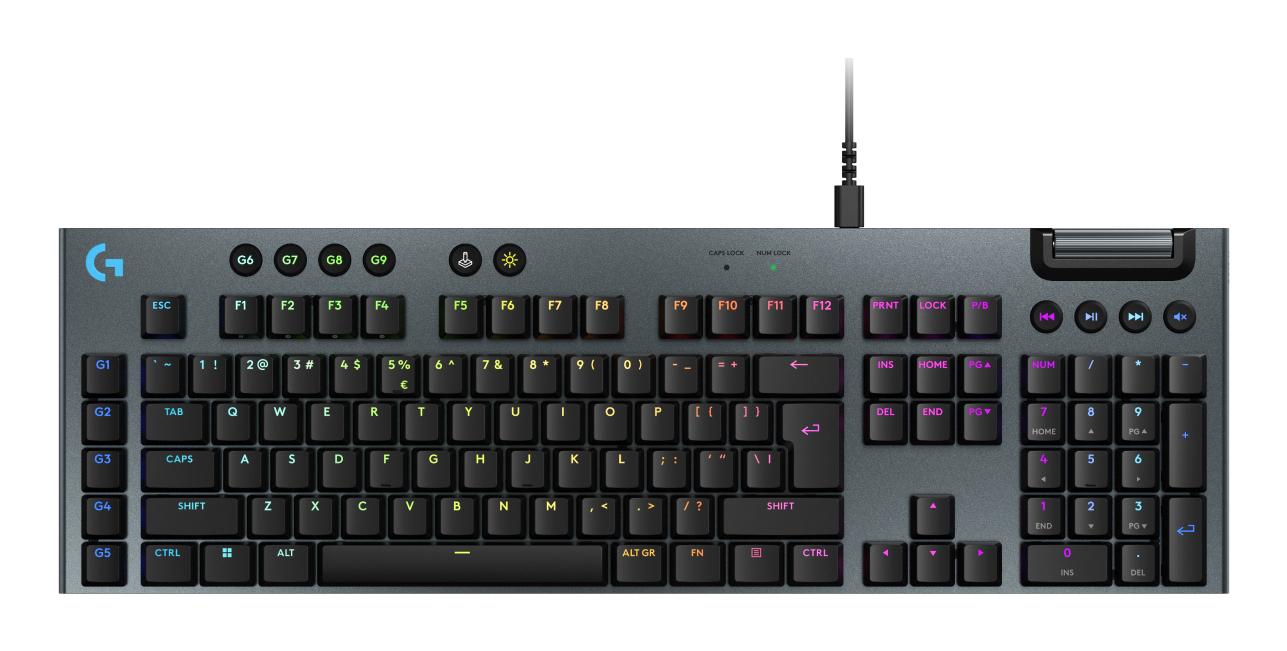 Logitech Tastatur G915 X / 920-012942 Schwarz Standard