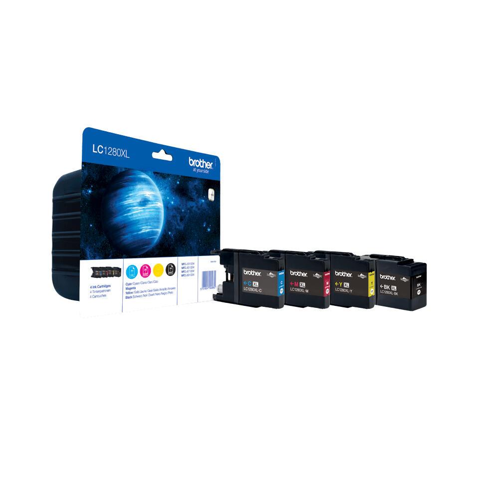 Brother Ink LC-1280XLVALBP / LC1280XLVALBP BK,C,M,Y XL Multipack