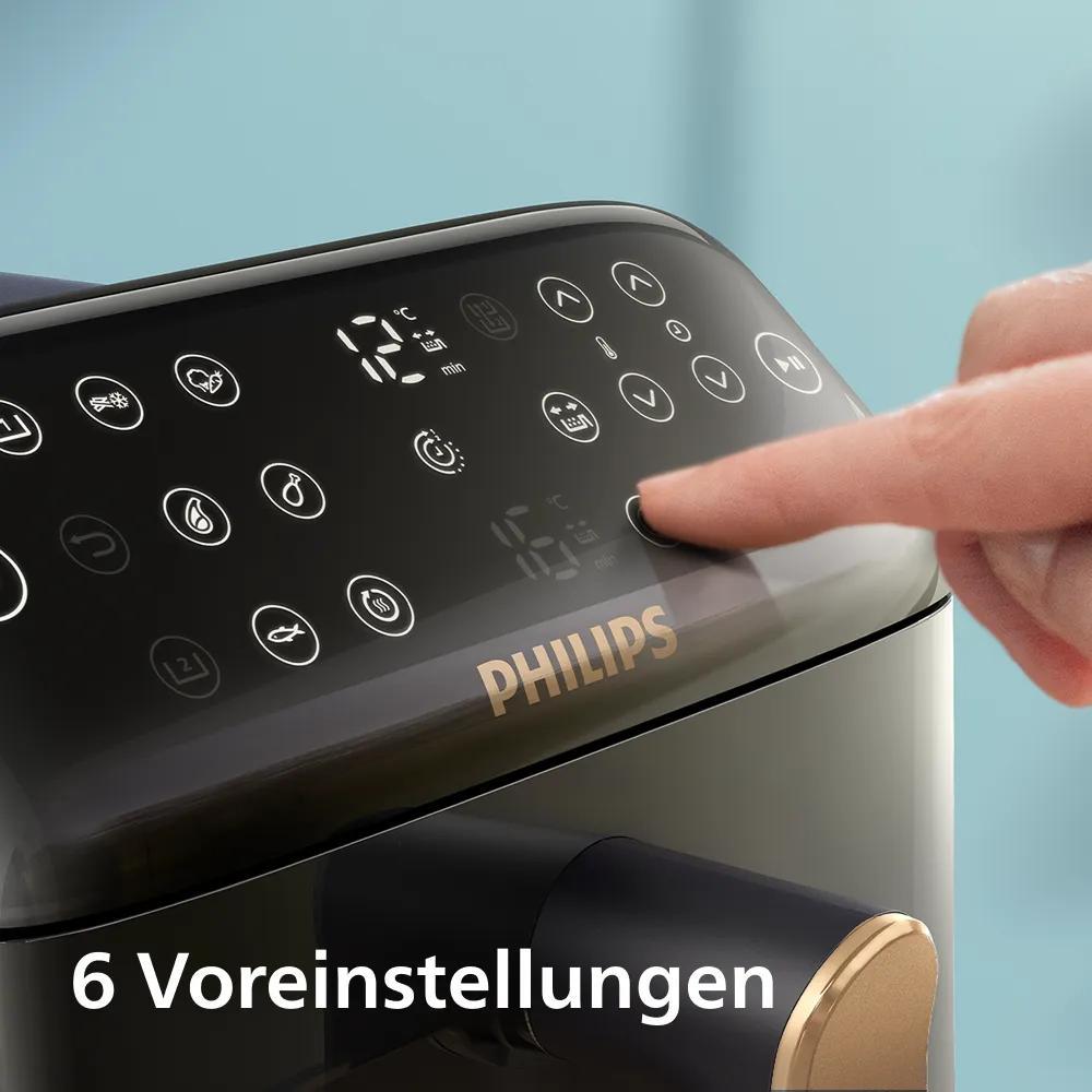 Philips Heißluft Fritteuse 4000 Series / NA462/70 Schwarz