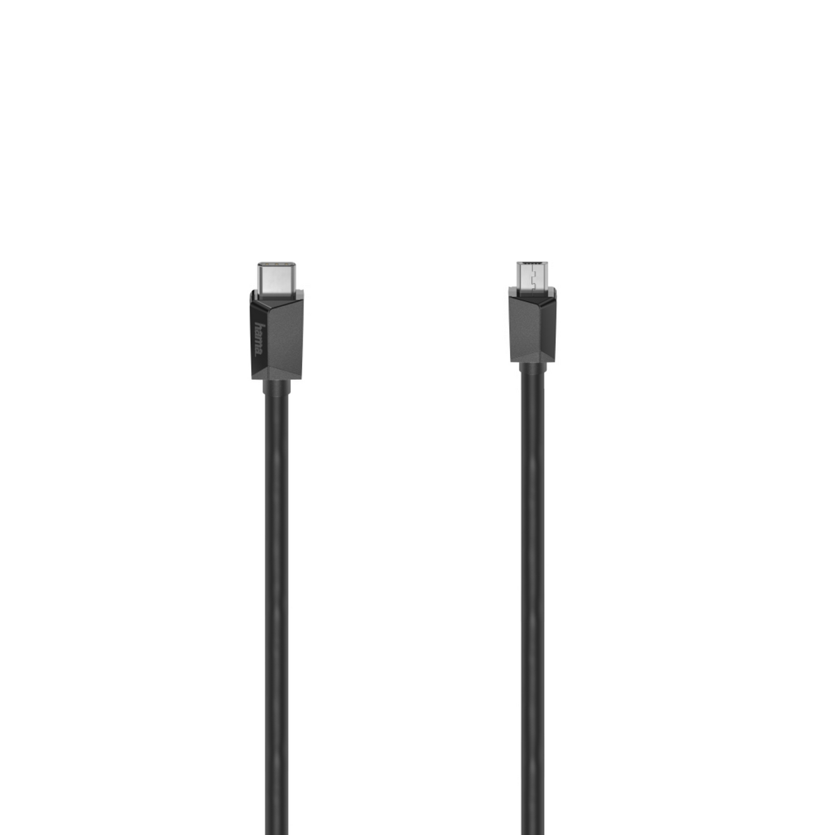 Hama Kabel USB-C to Micro-B 0.75m / 00200644 Schwarz