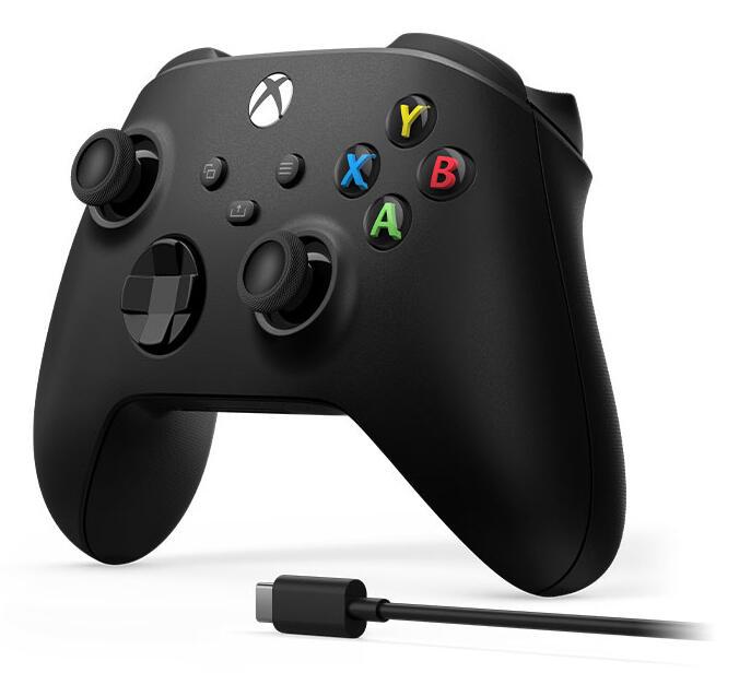 Microsoft Controller Xbox Wireless mit Kabel / EP2-29944 Black Multipack