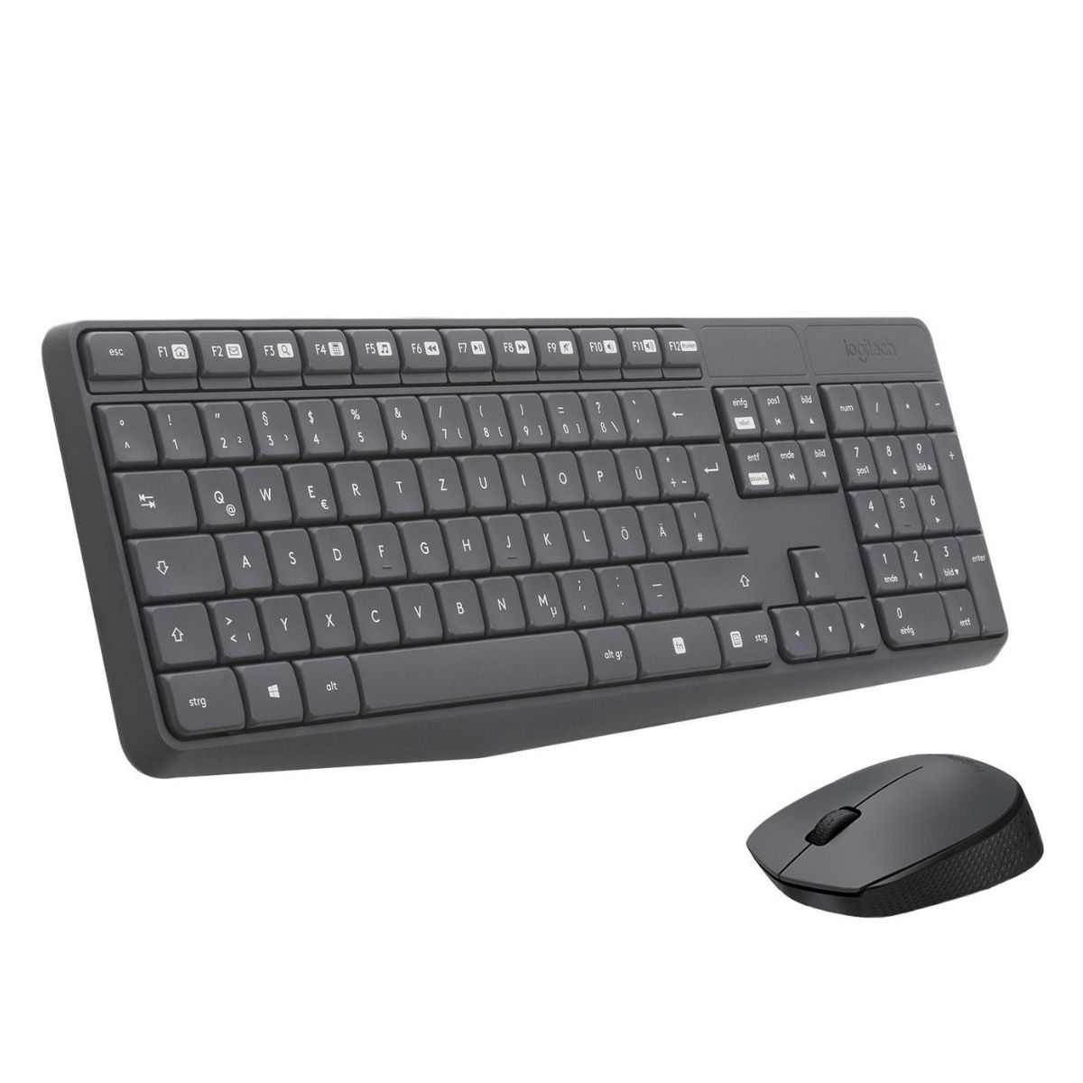 Logitech Set di mouse e tastiera MK235 / 920-007931 Nero