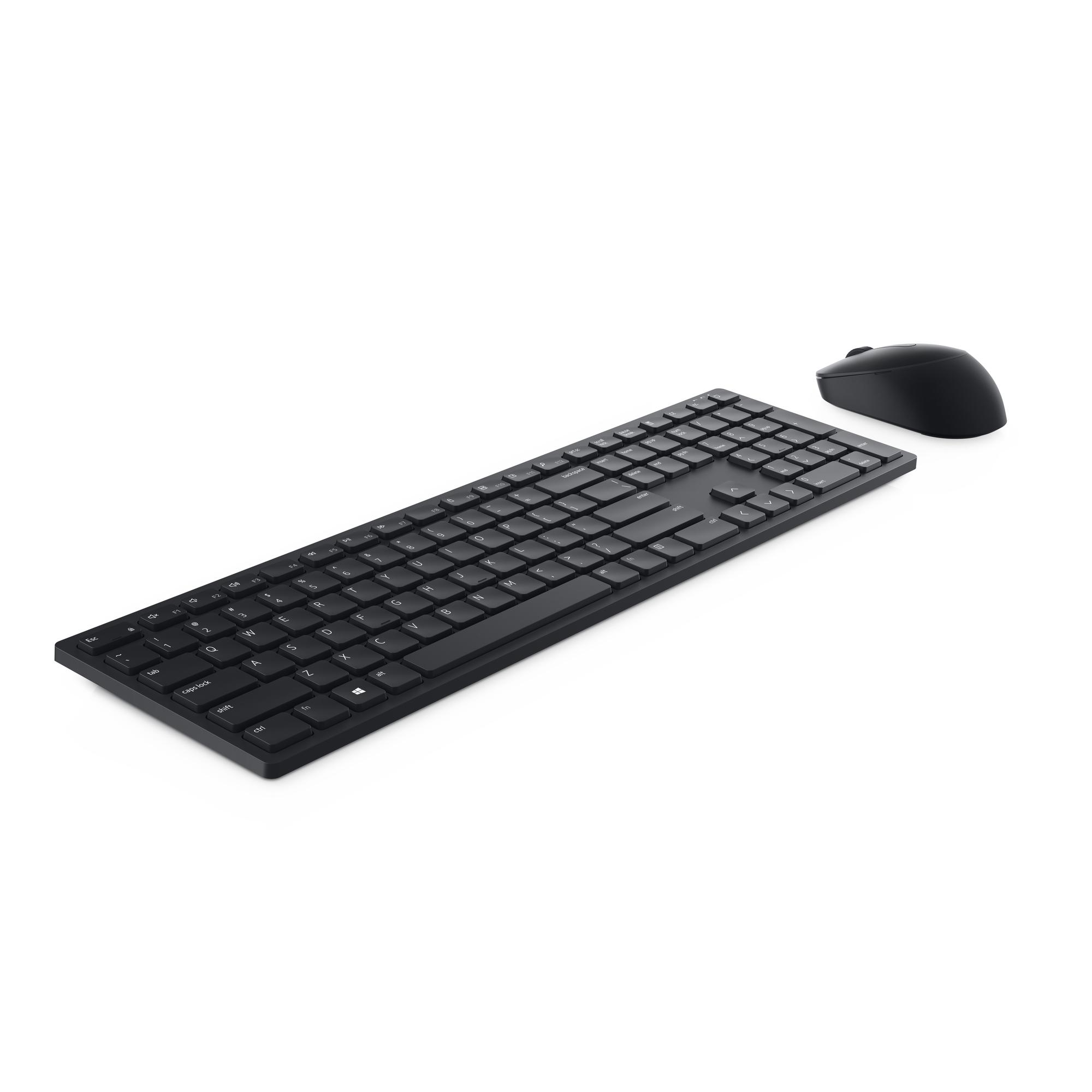 DELL Maus- und Tastatur-Set KM5221W US-Int RTL / 580-AJRC Schwarz