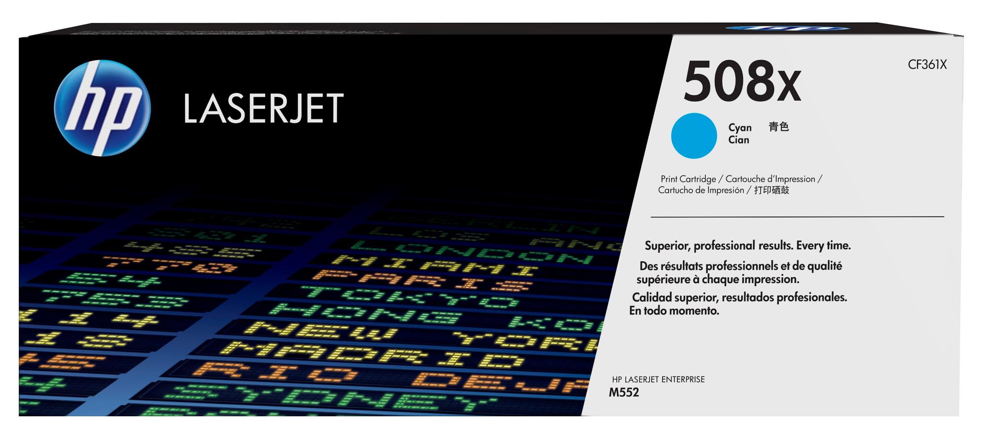 HP Toner 508X / CF361X Cyan Standard