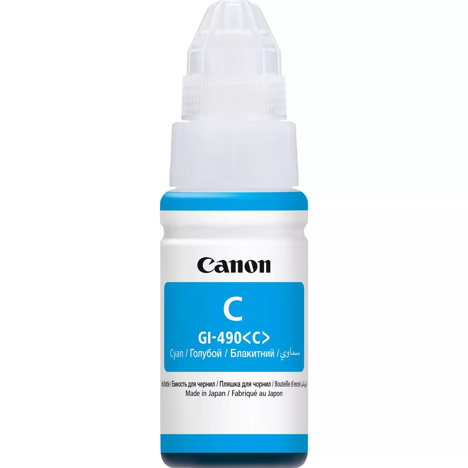 Canon Inchiostro GI-490C / 0664C001 Ciano