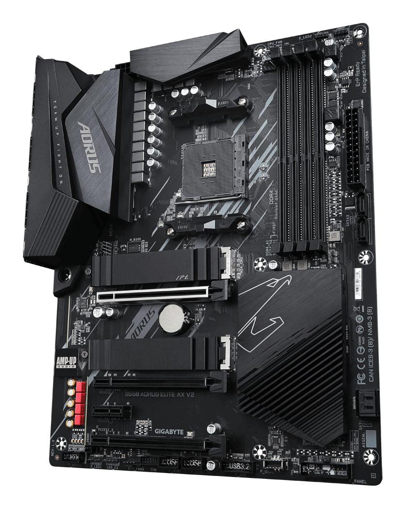 GIGABYTE Carte mère B550 AORUS ELITE AX V2 Noir