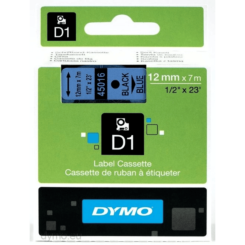 Dymo Ribbon 45016 / S0720560 Black on Blue