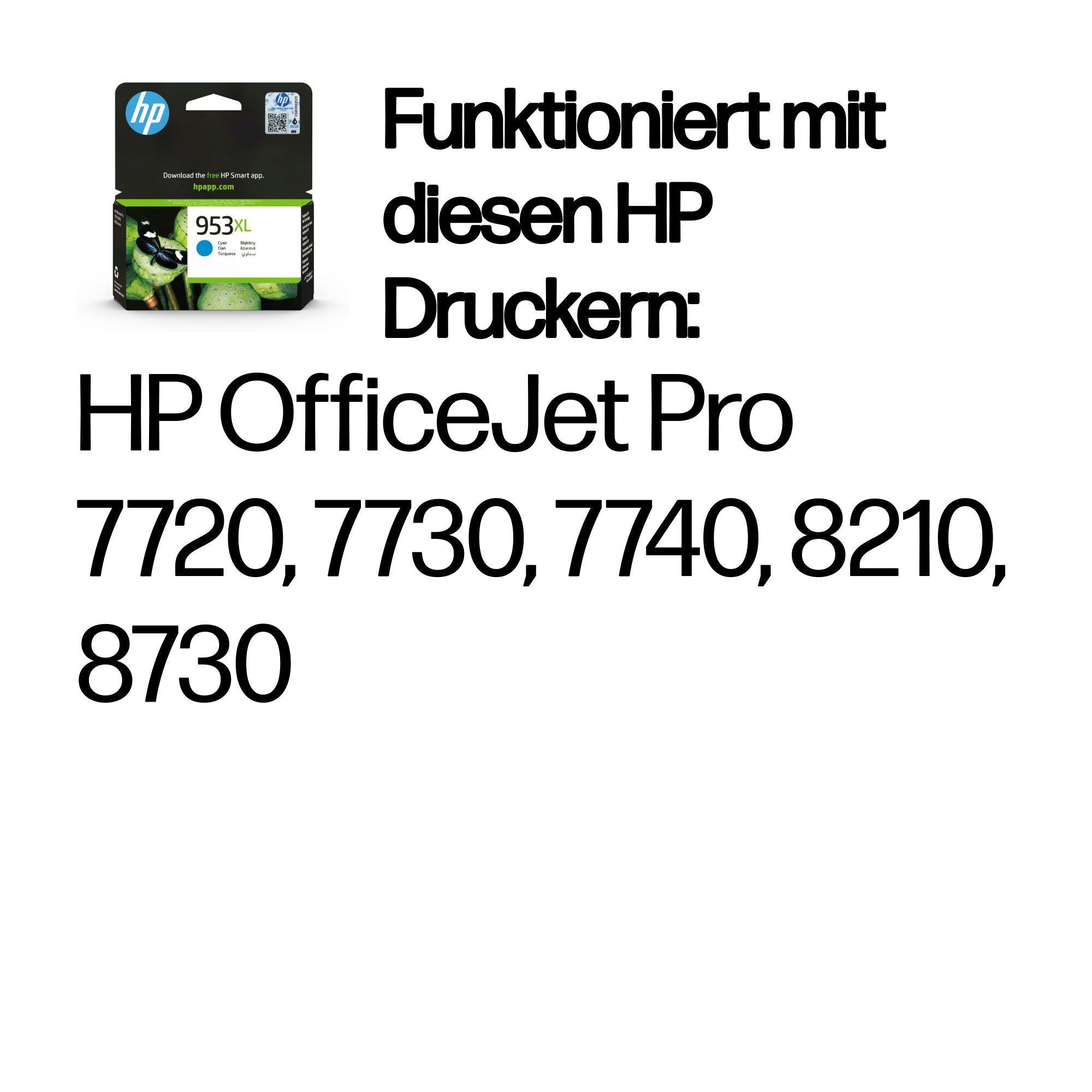 HP Tinte 953XL / F6U16AE Cyan XL