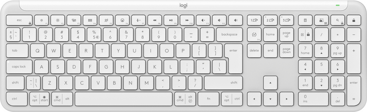 Logitech Keyboard K950 Signature Slim / 920-012466 White