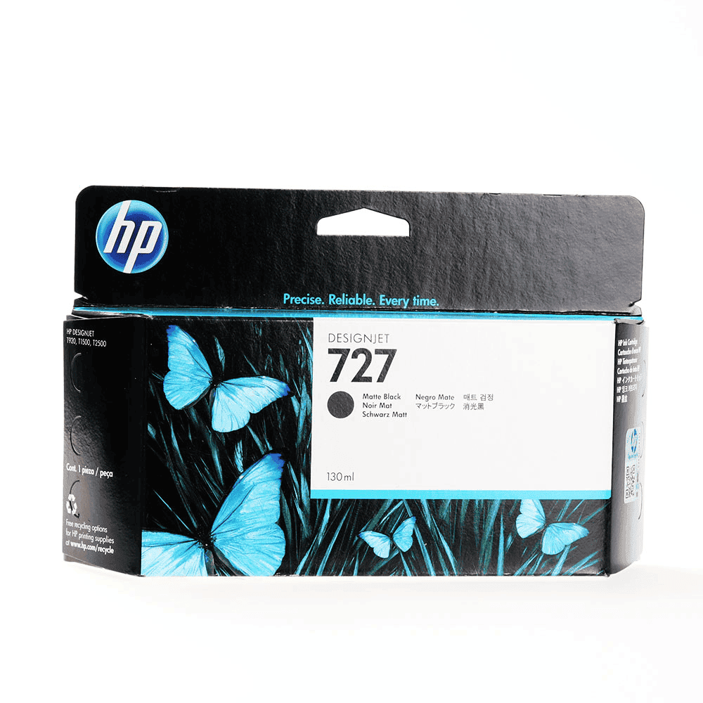 HP Encre 727 / B3P22A Noir mat