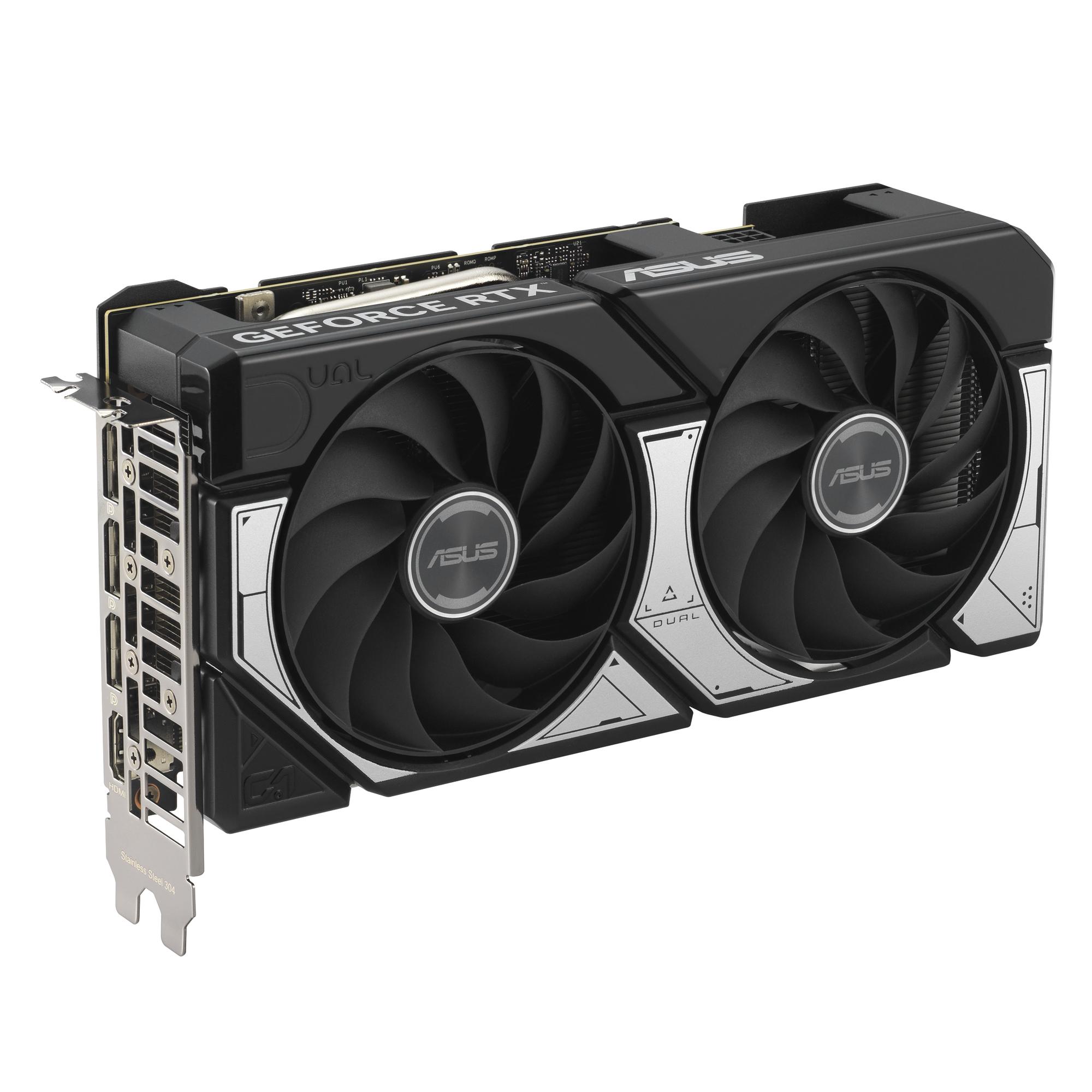 ASUS Carte graphique DUAL RTX5060TI O16G / 90YV0MH0-M0NA00 Noir, gris