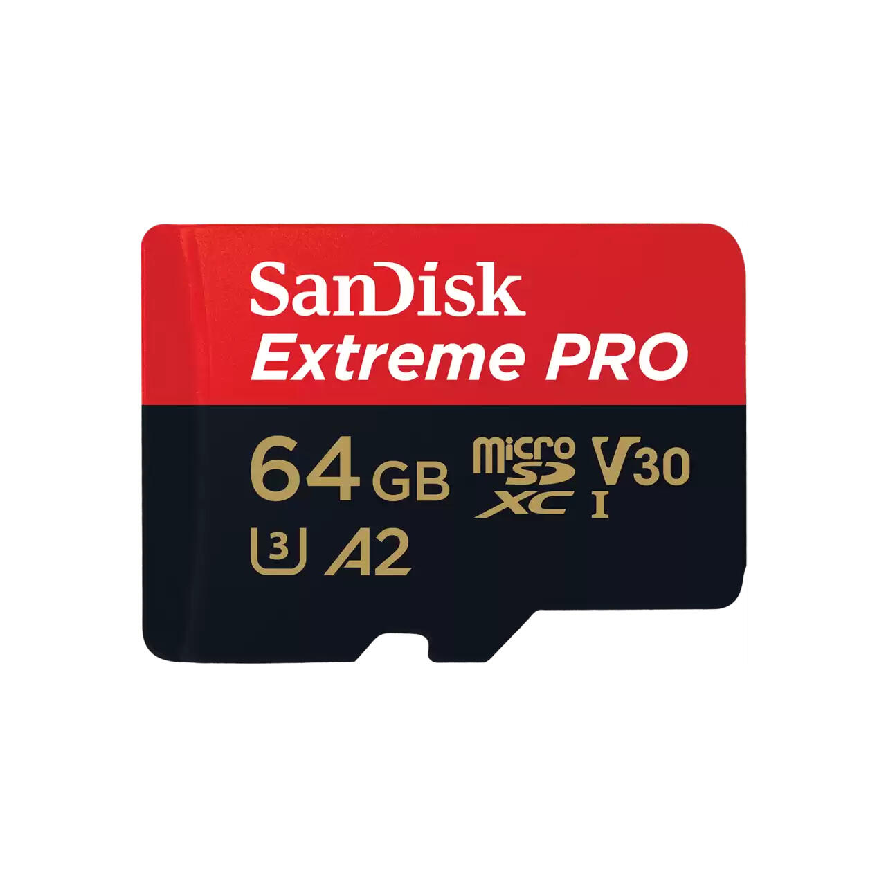 SanDisk Tarjeta Micro SD Extreme Pro 64GB / SDSQXCU-064G-GN6MA Negro, rojo S
