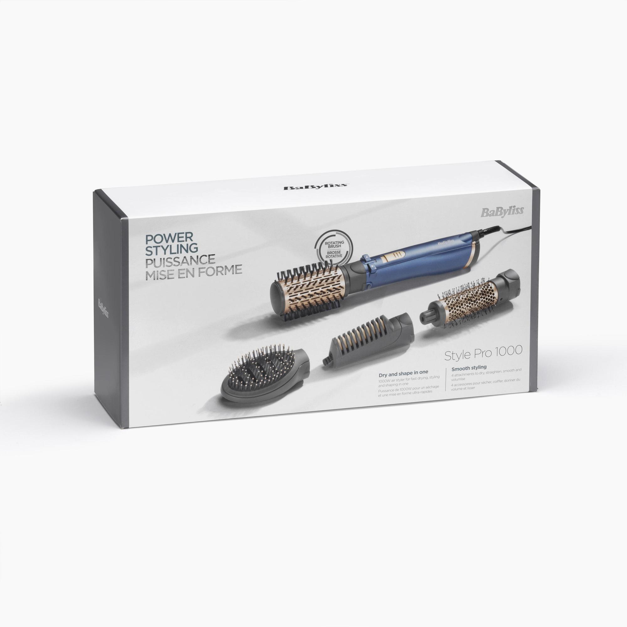 BaByliss Cepillo de aire caliente Style Pro 1000 / AS965E Oro, turquesa