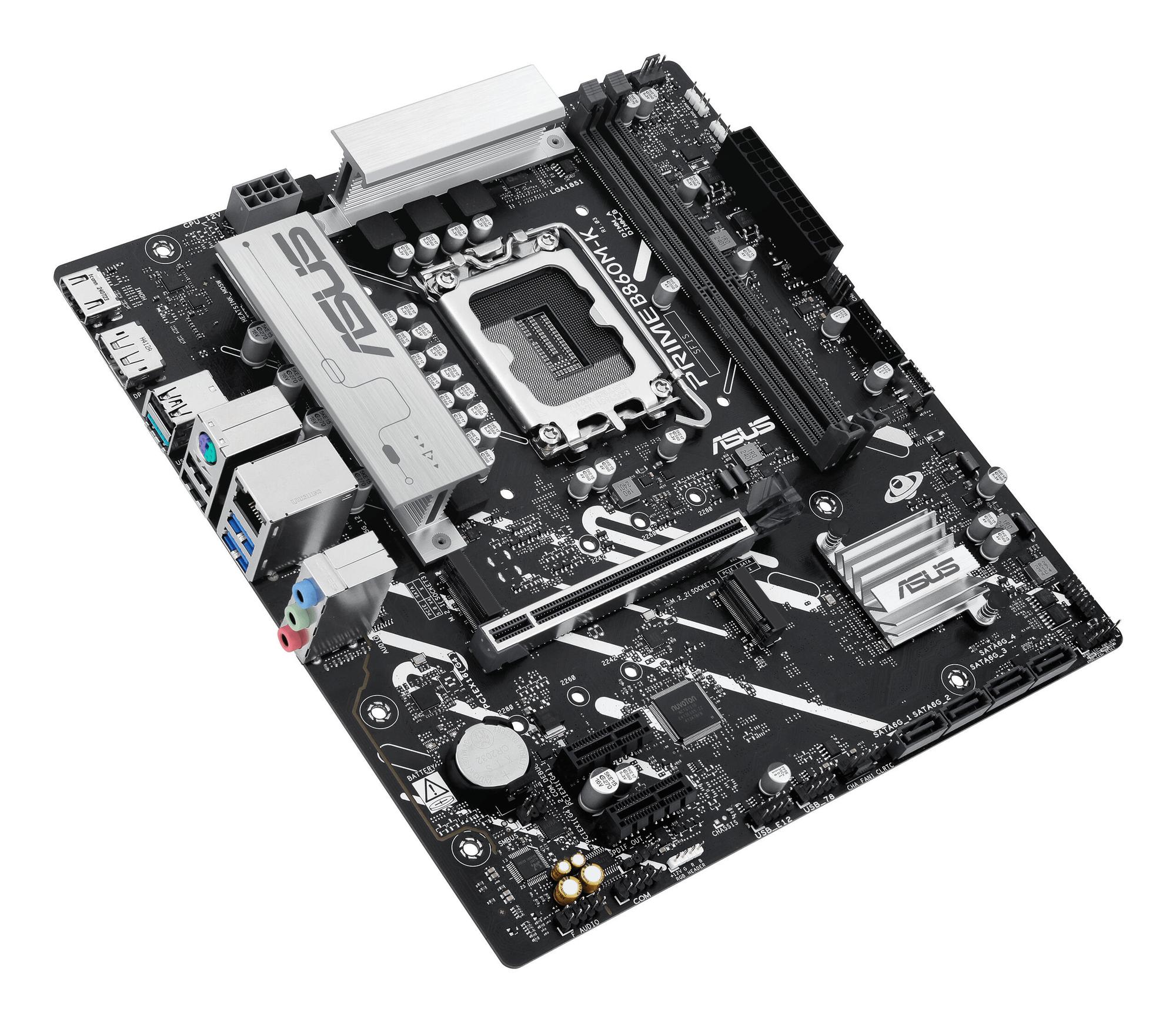 ASUS Mainboard Prime B860M-K / 90MB1JT0-M0EAY0 Black, grey
