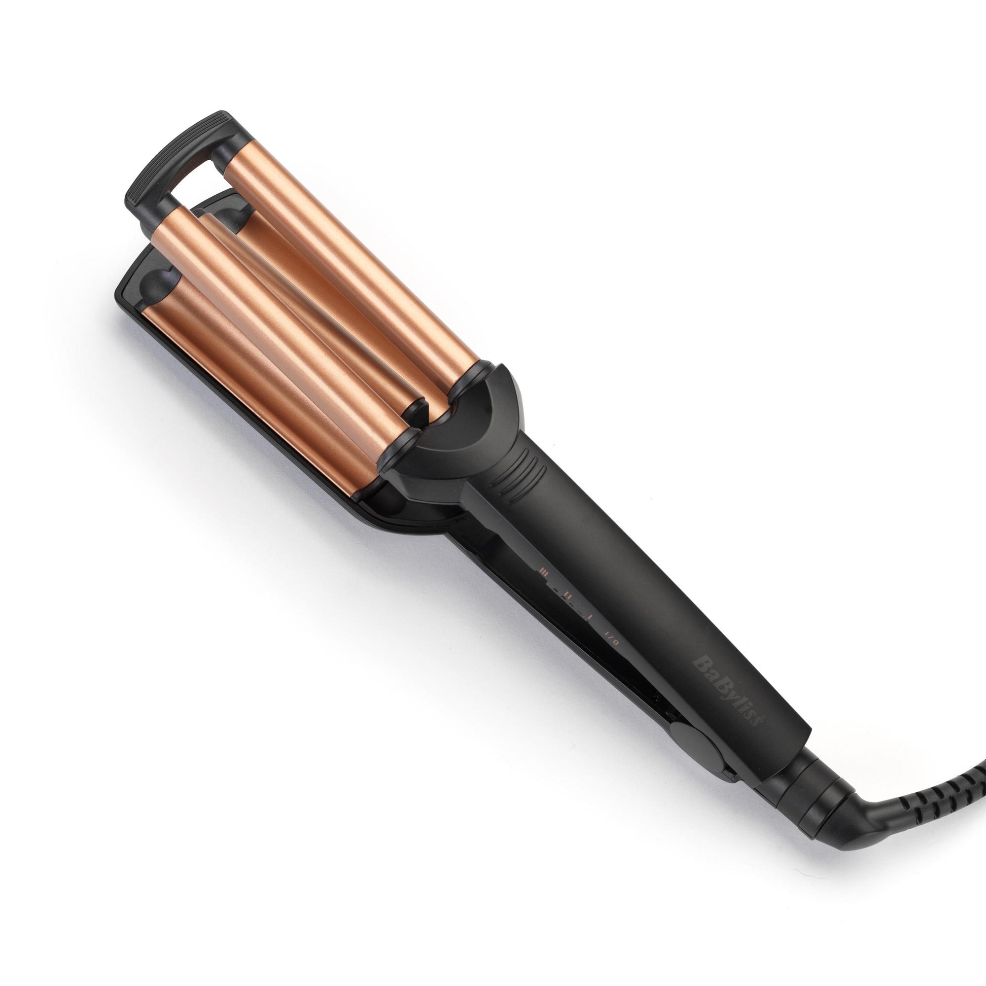 BaByliss Rizador Deep Waves / W2447E Negro, naranja