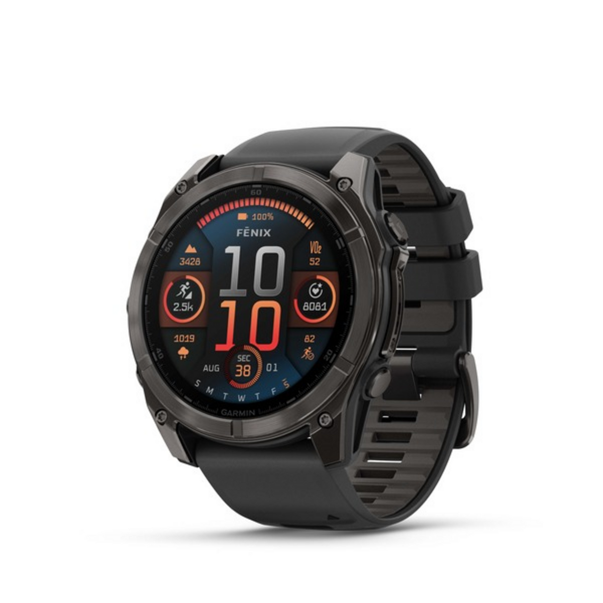 Garmin Para llevar fenix 8 Sapphire / 010-02905-21 Negro L