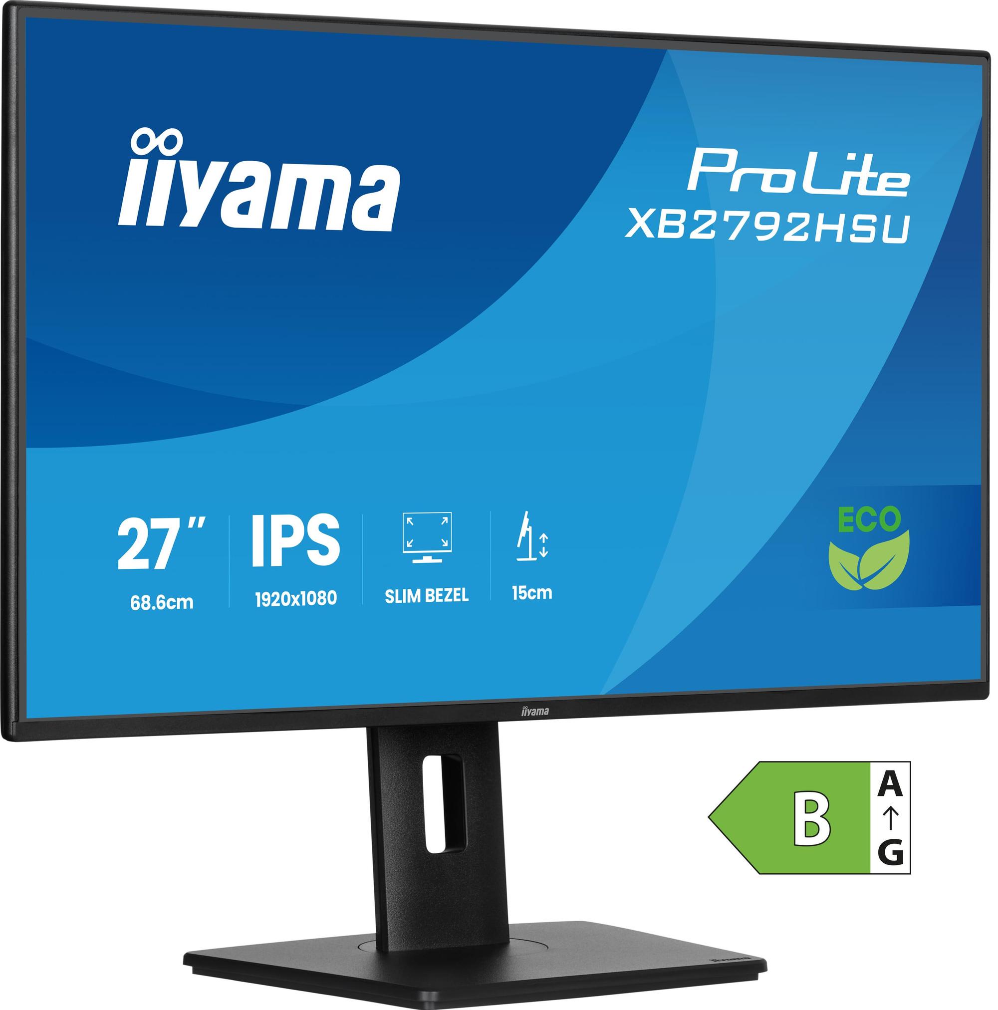 iiyama Monitor XB2792HSU-B1 / XB2792HSU-B1 Negro Standard 68,6 cm (27")